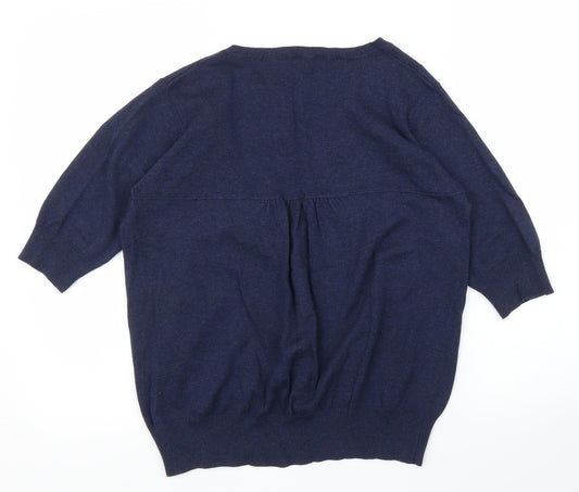 La Redo Womens Blue Pullover Jumper Size 12