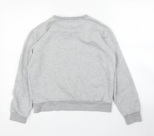 prettyl Womens Grey Pullover Jumper Size M