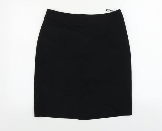 Hennes Womens Black Paisley Bandage Skirt Size 12