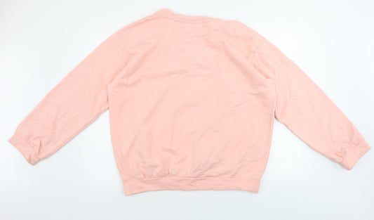 yikyak Womens Pink Pullover Jumper Size S