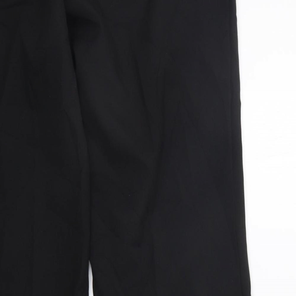 Womens UK Size 14 Internacionale Regular Fit Black Trousers