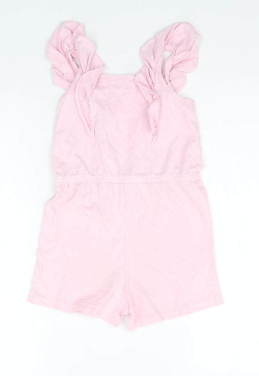 Primark Girls Pink Jumpsuit One-Piece Size 7-8 Years