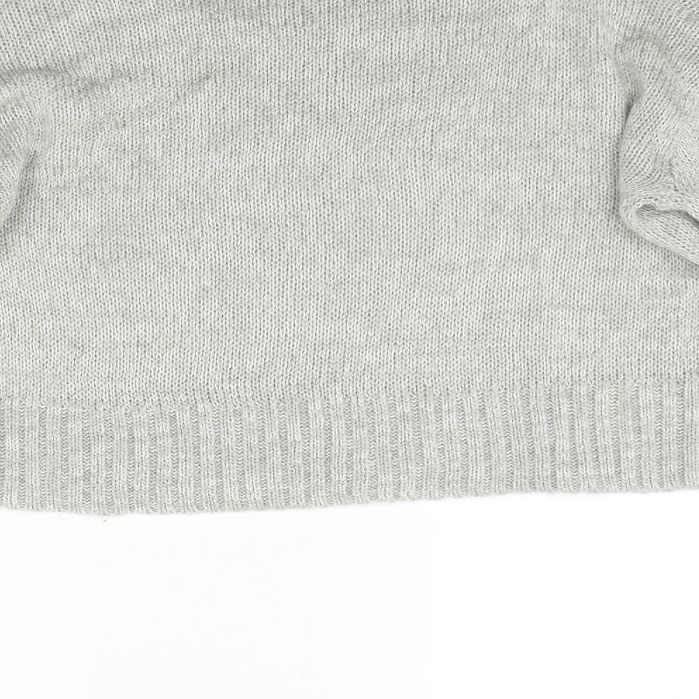 Womens UK Size M New Look Grey Pullover Jumper