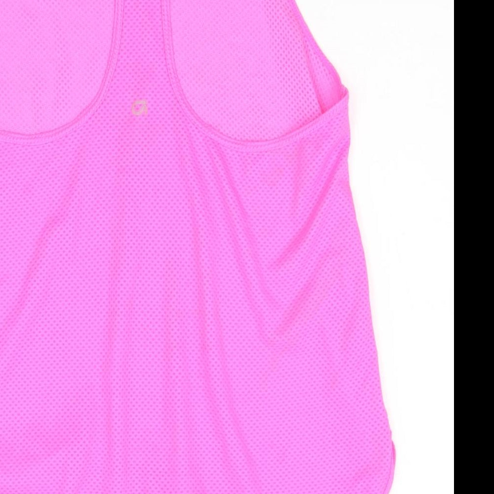 Womens UK Size L Gap Pink Basic Tank