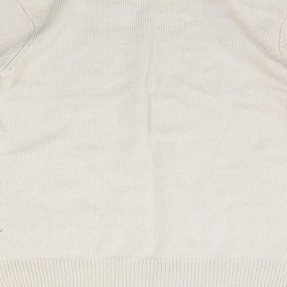 Womens UK Size 14 NEXT Beige Pullover Jumper