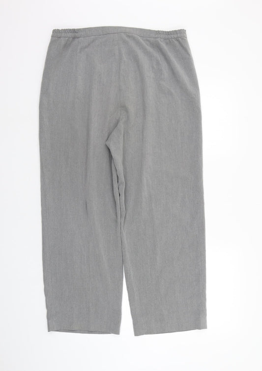 Womens UK Size 16 Paul Seperates Regular Fit Grey Trousers