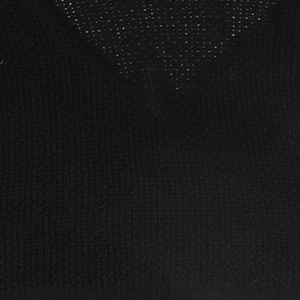 Infiniti Womens Black Cardigan Jumper Size 2XL