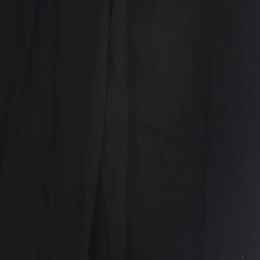 Womens UK Size 8 H&M Regular Fit Black Trousers