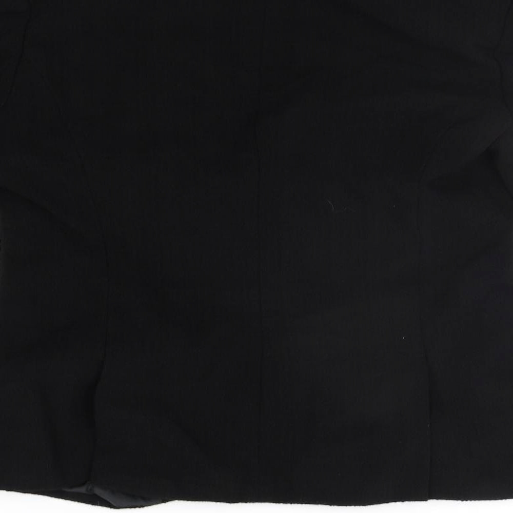 Atmosphere Womens Black Jacket Coat Size 12