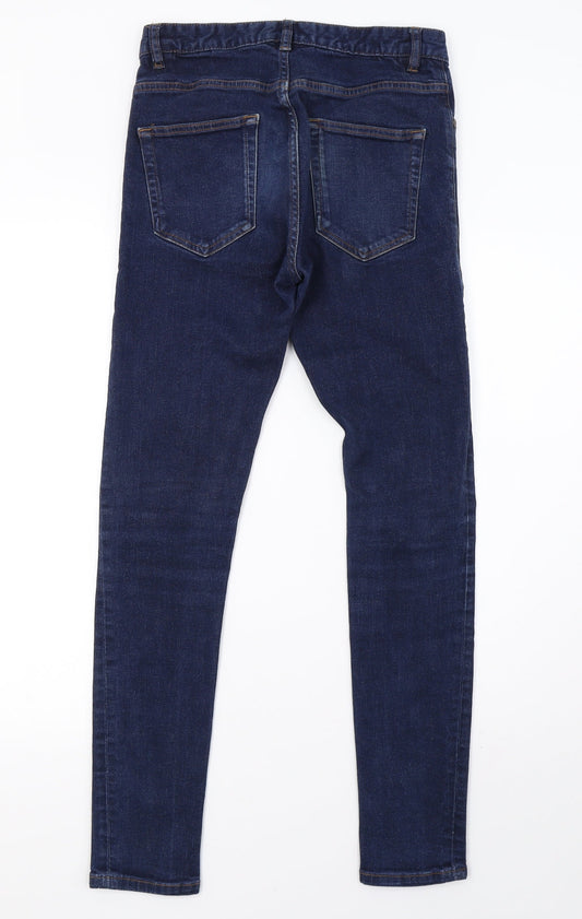 NEXT Womens Blue Denim Skinny Jeans Size 28 L30 in