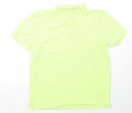 F&F Mens Yellow Polo Size L