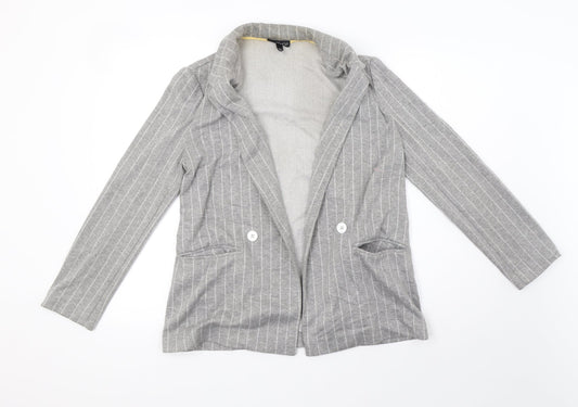 Womens UK Size 8 Topshop Grey Jacket