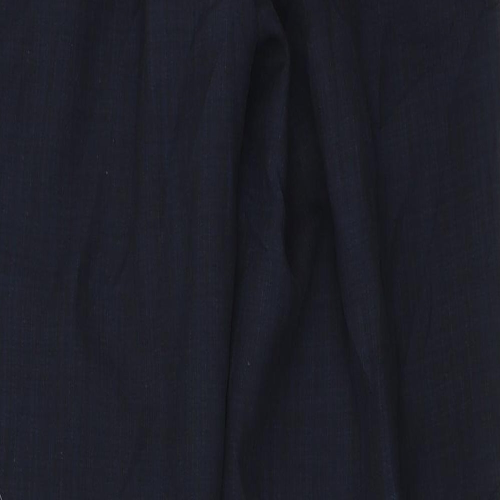 Womens UK Size 8 Marks and Spencer Regular Fit Blue Trousers