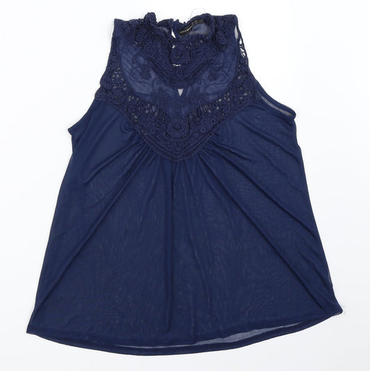 Womens UK Size 6 Atmosphere Blue Basic Blouse