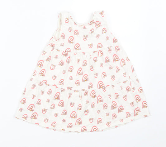 Primark Girls Ivory Trapeze & Swing Size 18-24 Months