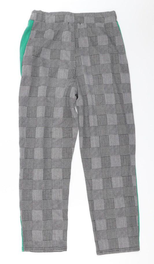 Ayanapa Womens Grey Trousers Size 8 L24.5 in