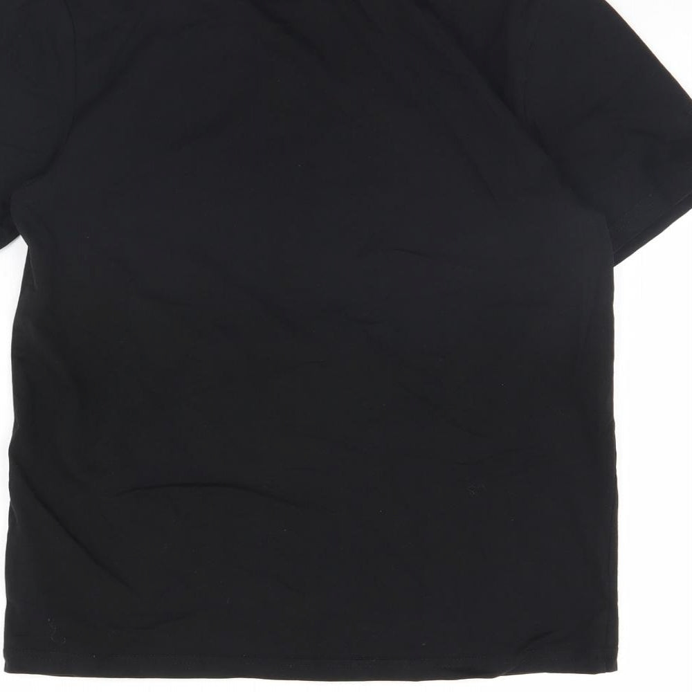 Wish Womens Black Basic T-Shirt Size S