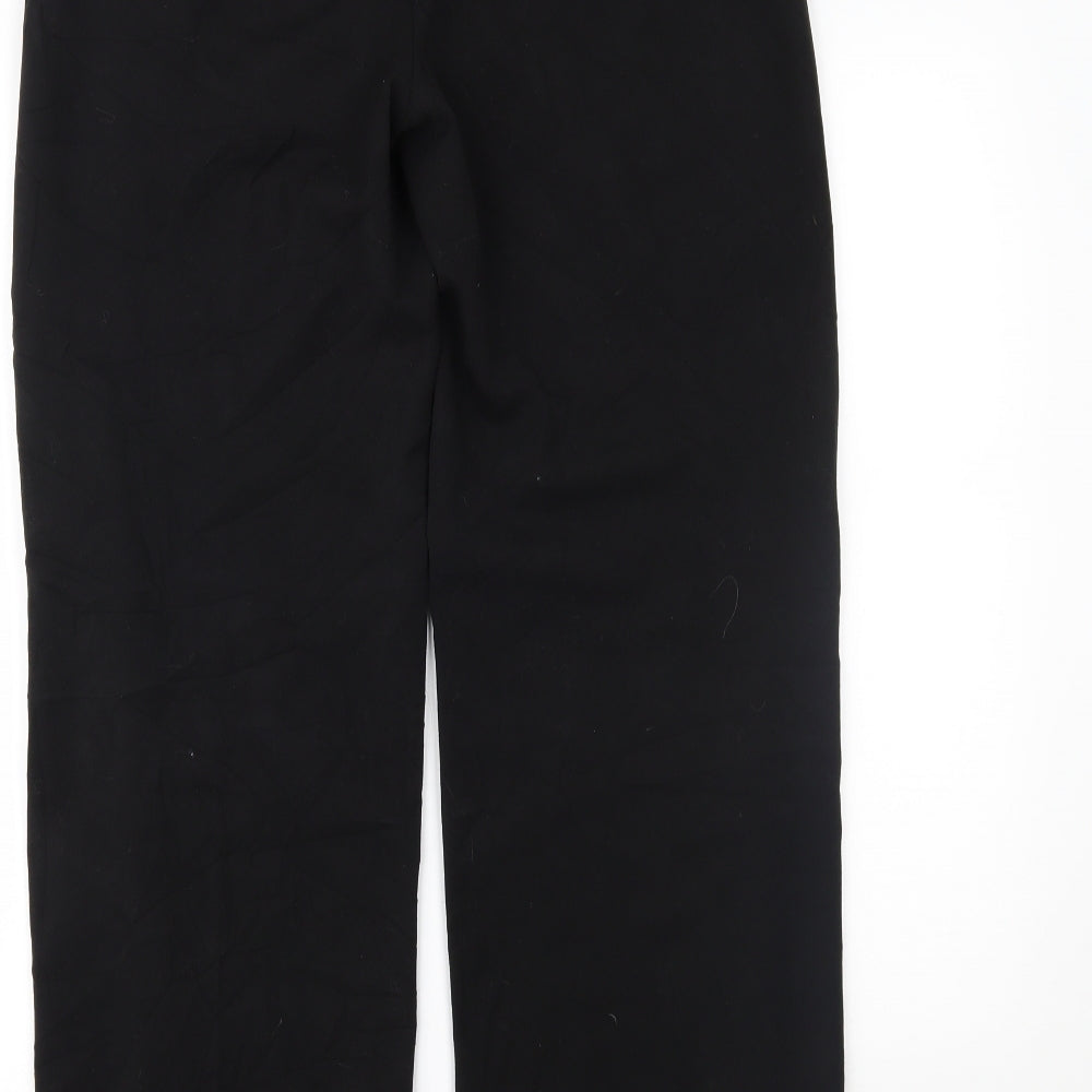 George Womens Black Trousers Size 10 L28 in