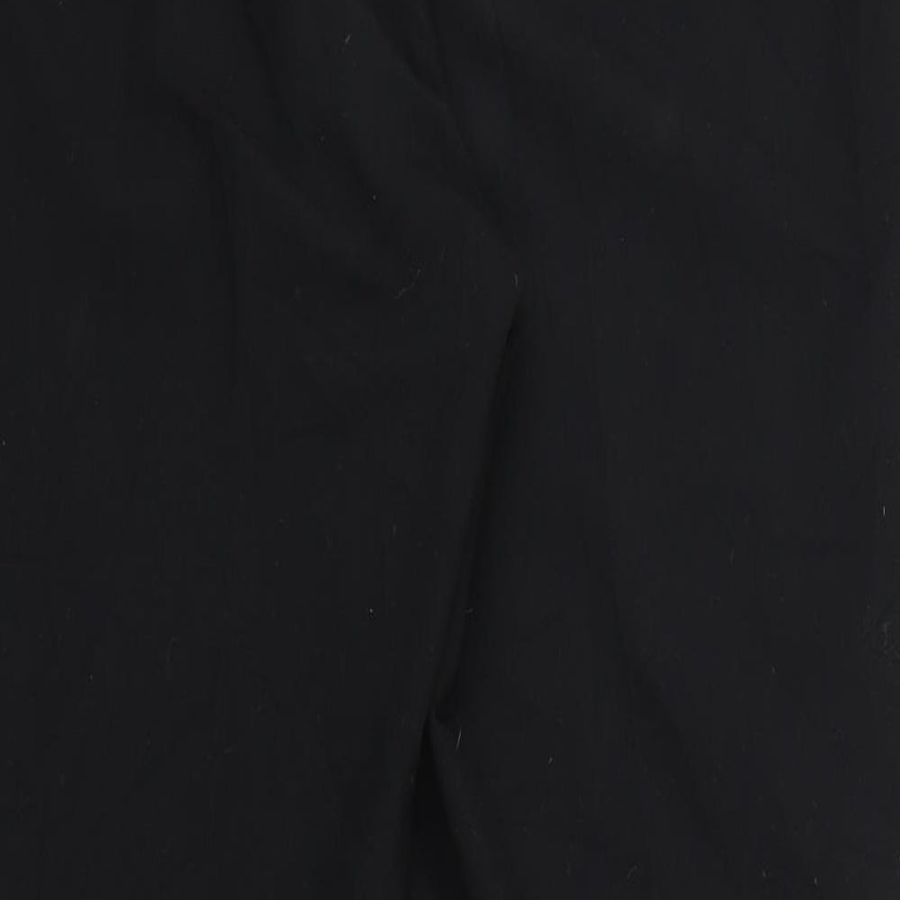 Womens UK Size 14 Marks and Spencer Regular Fit Black Trousers