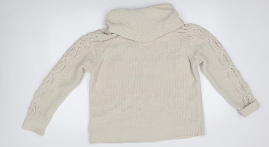 Matalan Womens Beige Pullover Jumper Size L