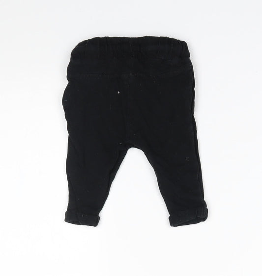 NEXT Baby Black Jogger Trousers Size 3-6 Months