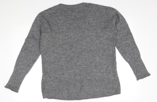 Womens UK Size M H&M Grey Pullover Jumper