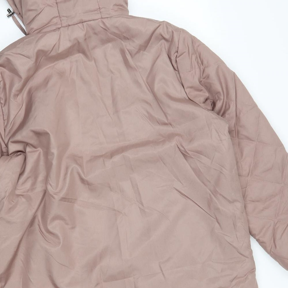 Womens UK Size L anne de lancay Beige Rain Coat