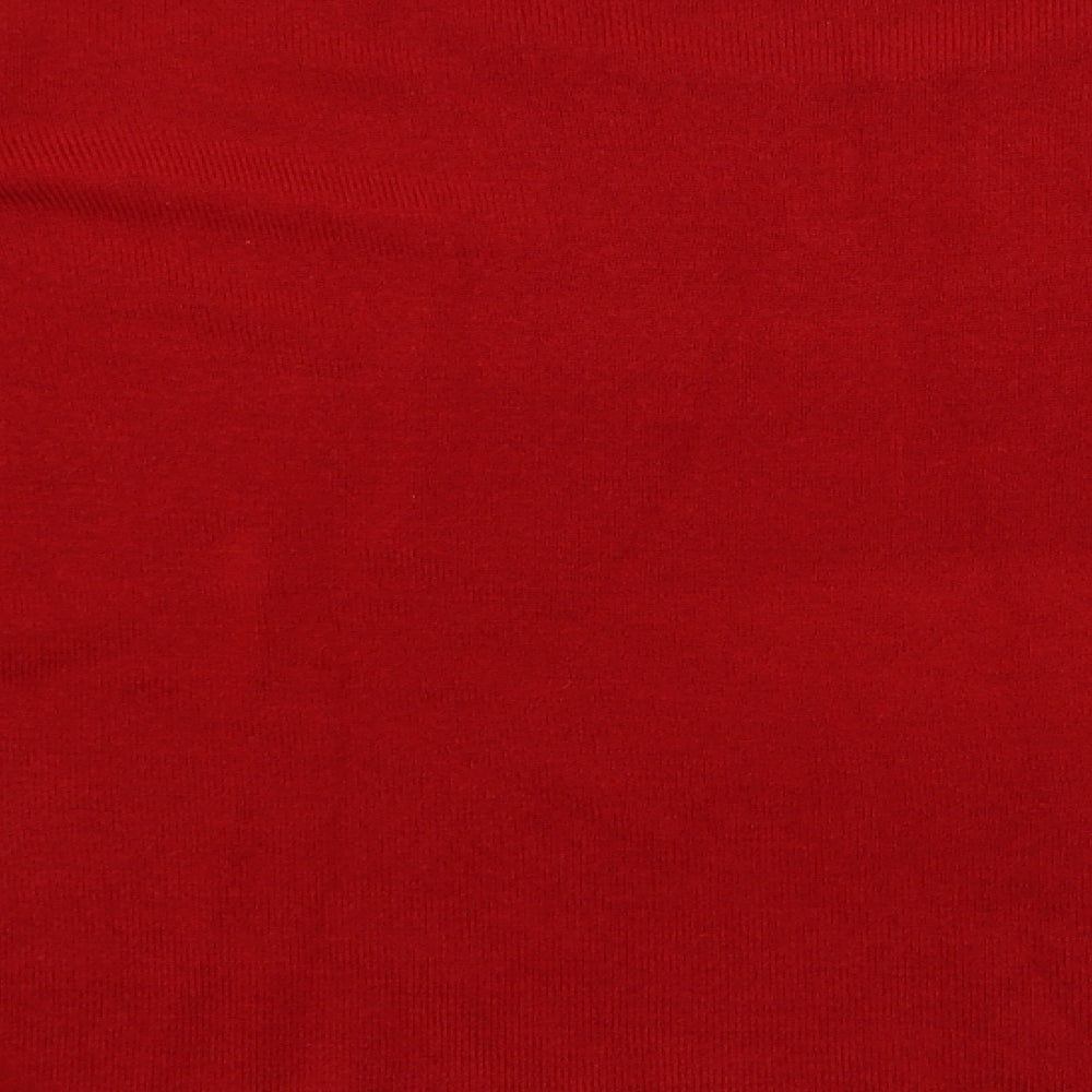 Womens UK Size L Bonmar Red Pullover Jumper