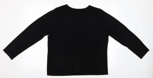 Womens UK Size L Bonmarché Black Pullover Jumper