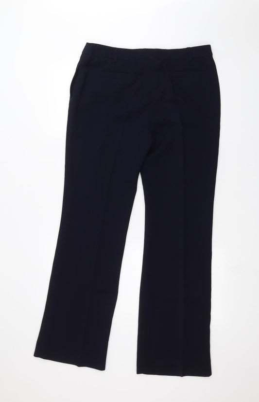Womens UK Size 34 in Preworn Regular Fit Blue Trousers
