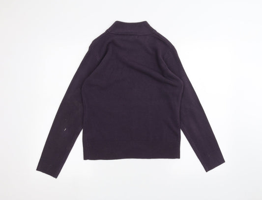 Klass Womens Purple Pullover Jumper Size S