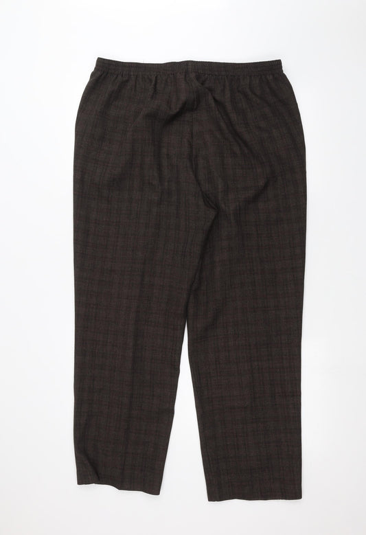 BM Womens Brown Trousers Size 16 L26 in