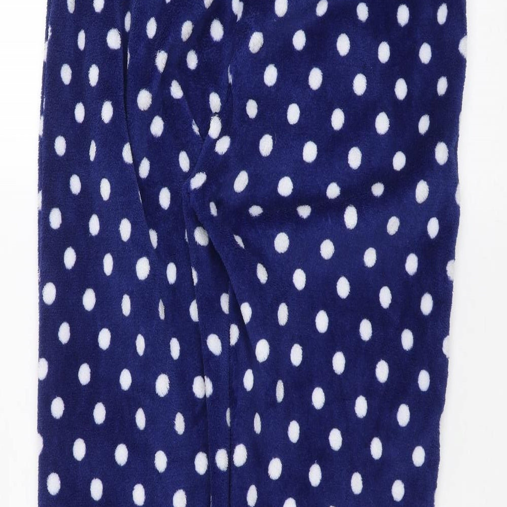 Womens UK Size 12 Preworn Regular Fit Blue Trousers