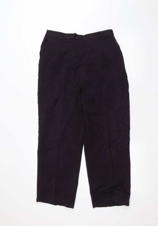 remaissance Womens Purple Trousers Size 18 L25 in