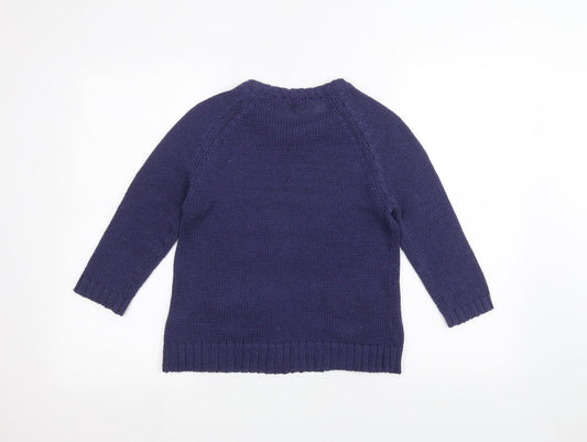 Papaya Womens Blue Pullover Jumper Size 10