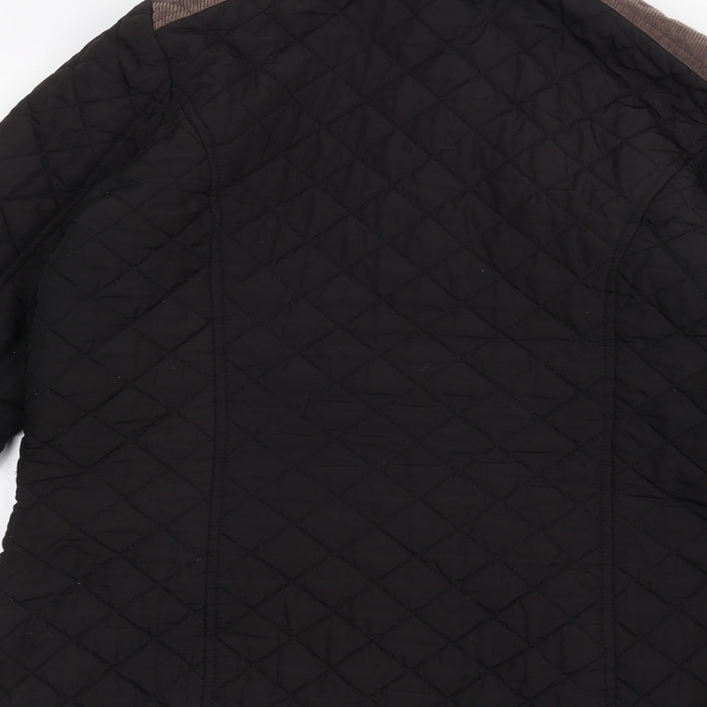 Papaya Womens Black Pea Coat Coat Size 10