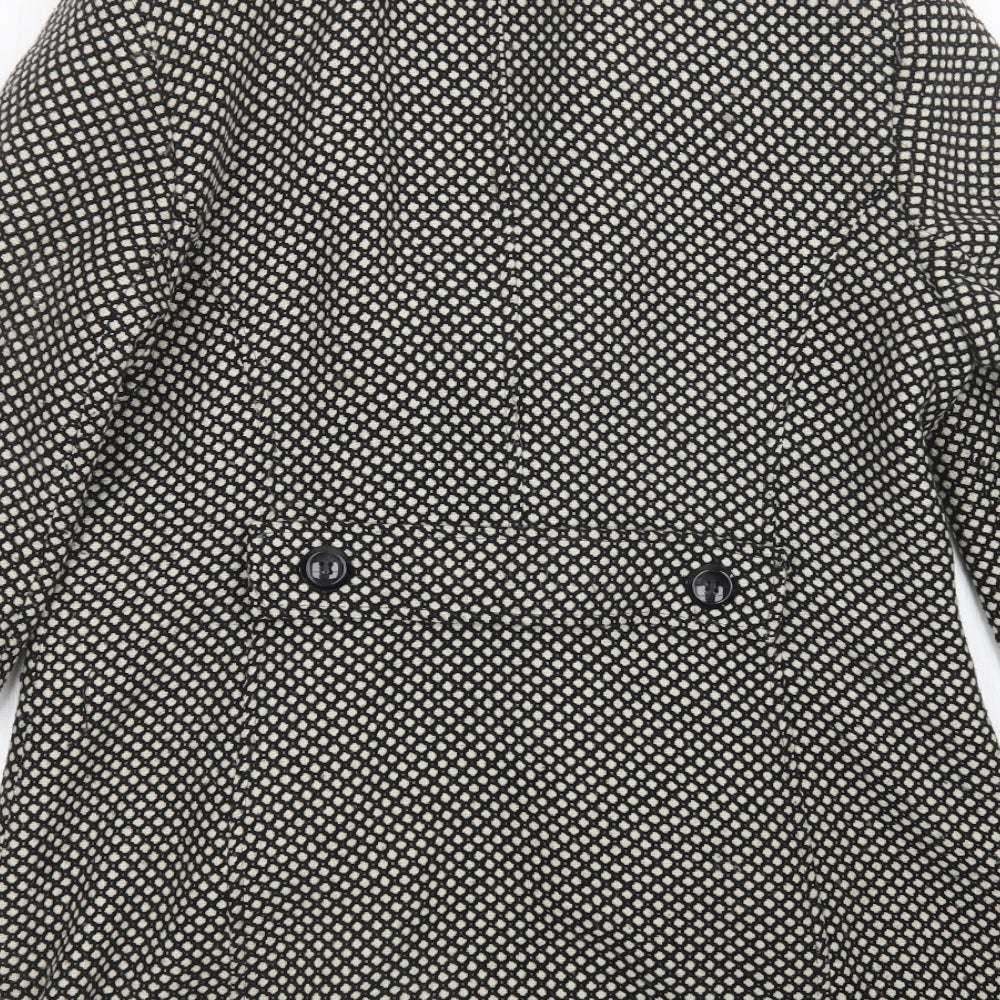 Berkertex Womens Multicoloured Polka Dot Overcoat Coatigan Size 14