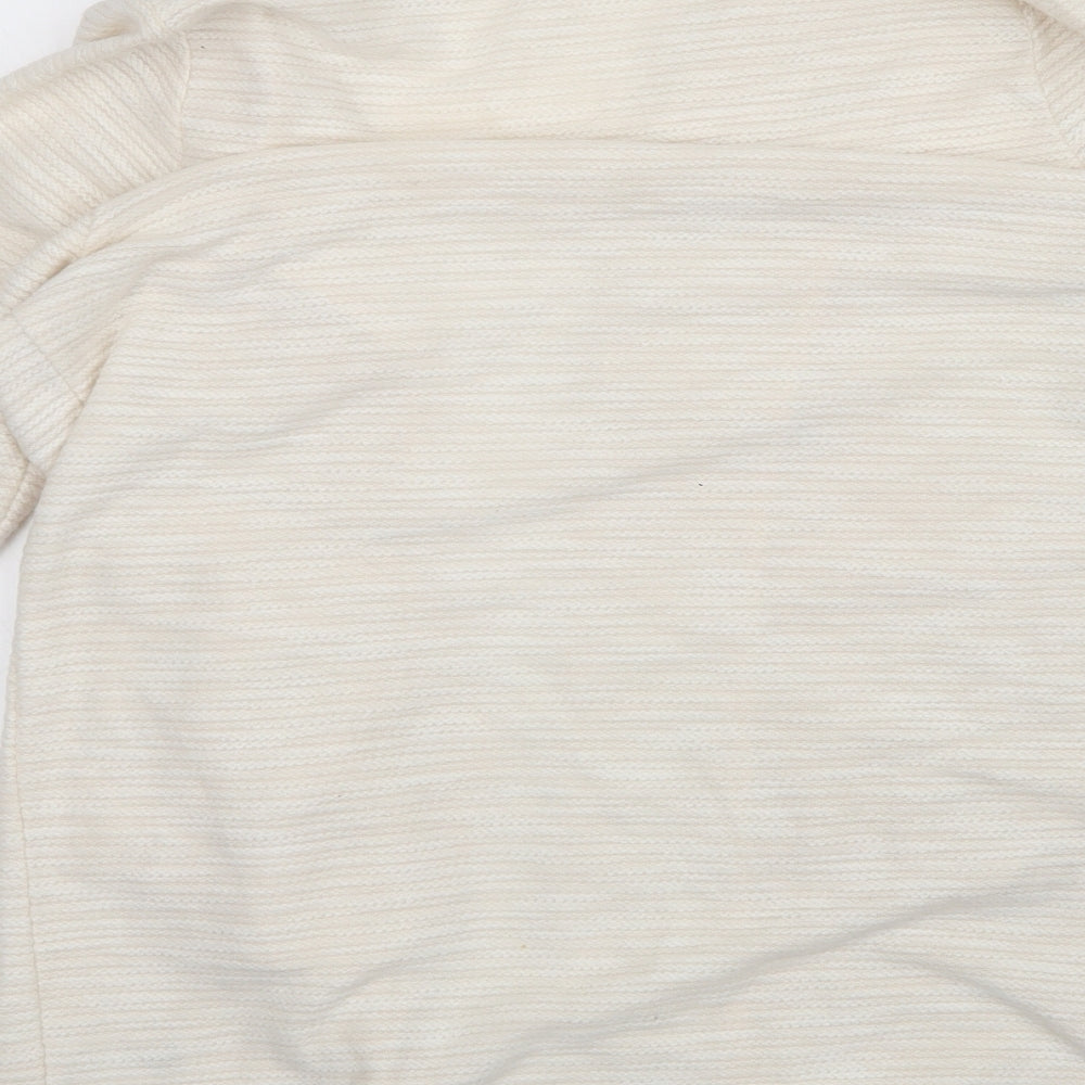 F&F Womens Beige Cardigan Jumper Size S