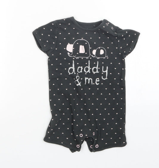 NEXT Girls Multicoloured Polka Dot Romper One-Piece Size 6-9 Months