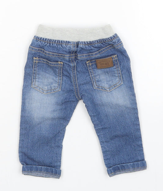 F&F Boys Blue Jeans Size 3-6 Months