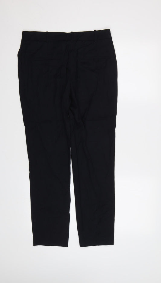 Mango Womens Black Dress Pants Trousers Size 8 L26 in