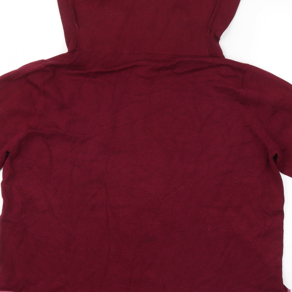 Womens UK Size M Mitzy Purple Pullover Jumper