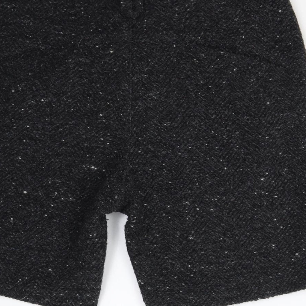 Chariss Womens Grey Knit Utility Shorts Size 10