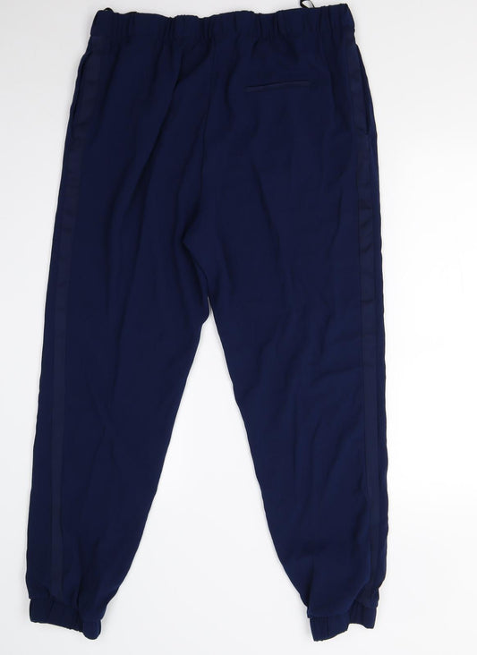 M&S Mens Blue Sweatpants Trousers Size 18 L28 in