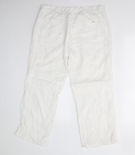 Jean Paul Classique Womens White Trousers Size XL L26 in