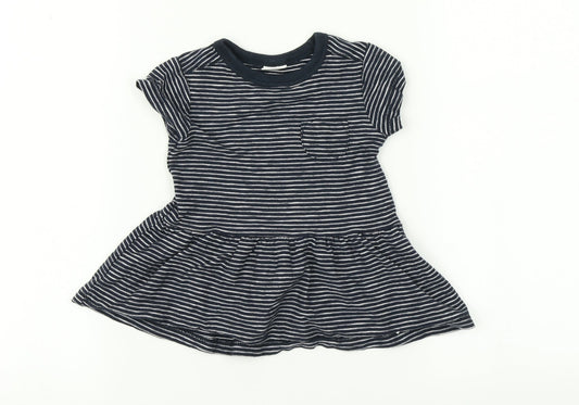 NEXT Baby Blue Striped Fit & Flare Size 3-6 Months