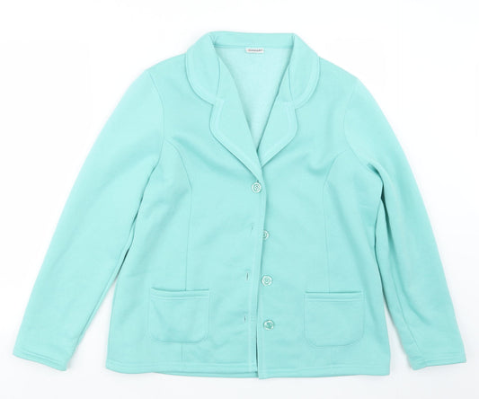 Womens UK Size 14 Damart Green Jacket