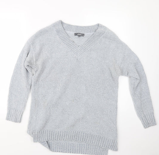 Womens UK Size 12 Studio Blue Pullover Jumper