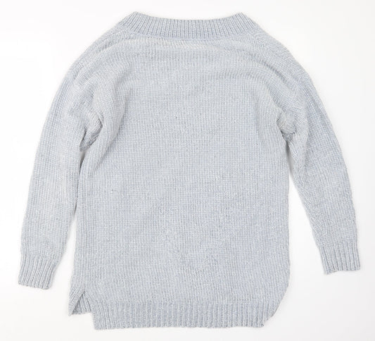 Womens UK Size 12 Studio Blue Pullover Jumper