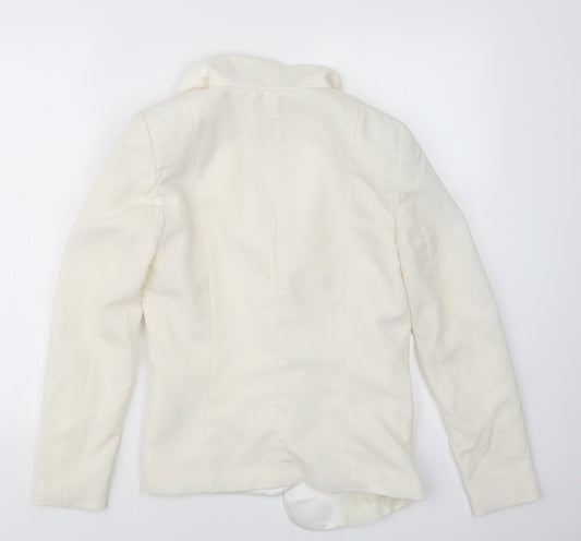 H&M Womens Ivory Jacket Size 10